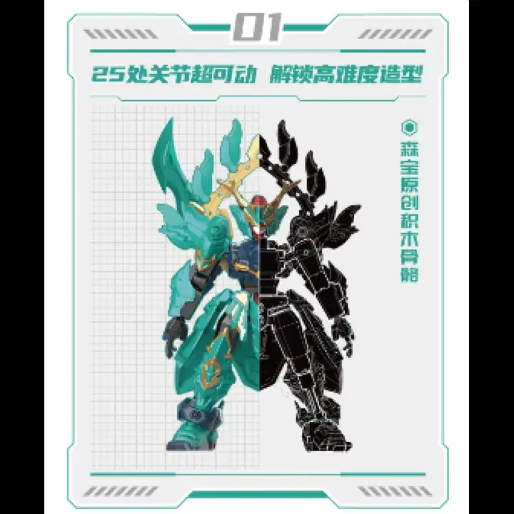 315714-sembo-block-x-cangdao-model-kit-origin-spirit-chronicle-hero-baihu-white-tiger-first-edition.webp