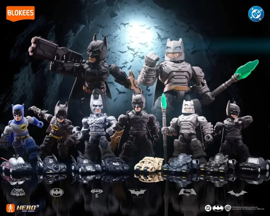 BLIND BOX BLOKEES DC JUSTICE LEAGE  BATMAN DEFENDER VERSION 1 DV01