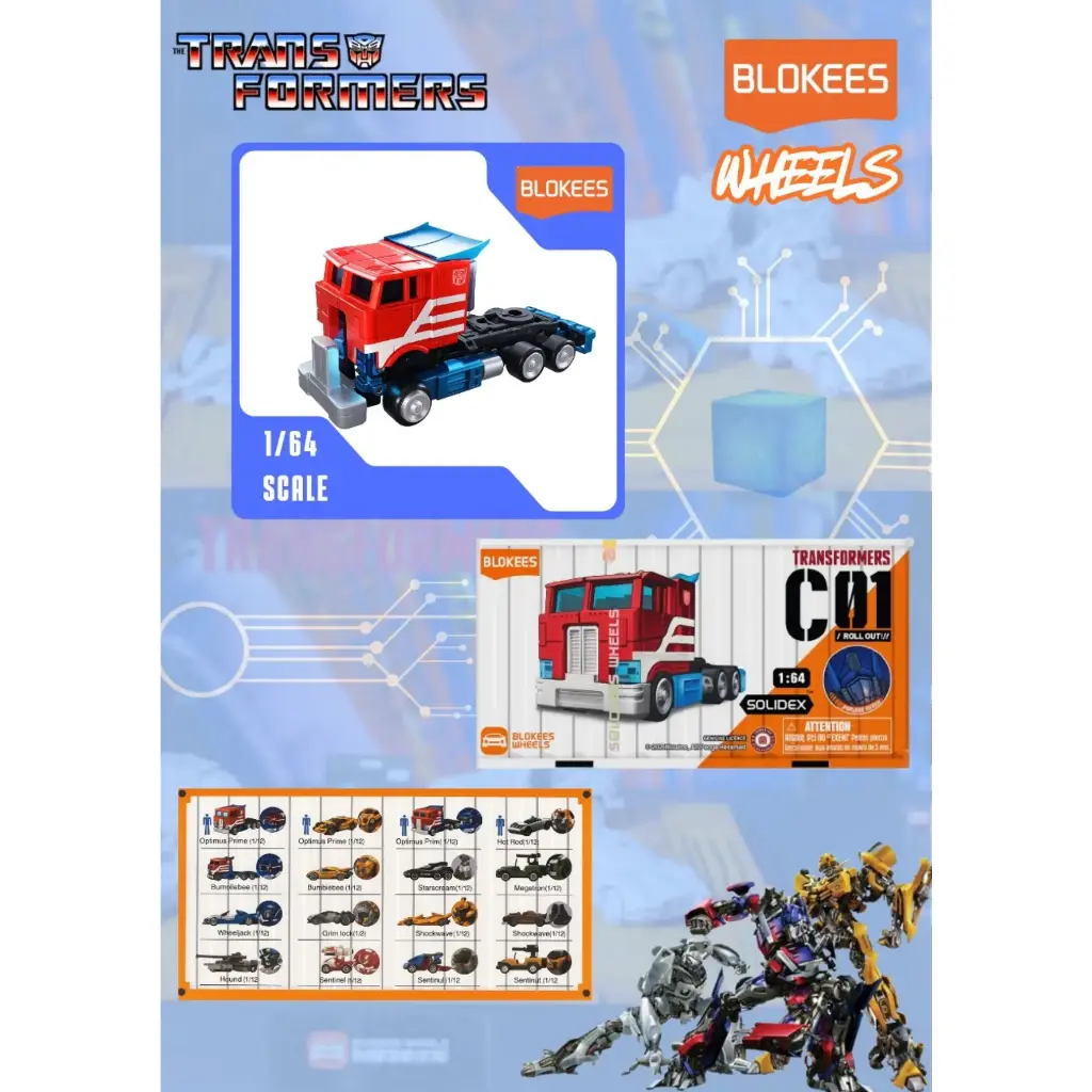 BLOKEES WHEELS TRANSFORMER 01 AUTO PRIME