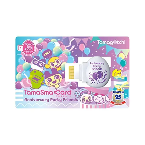 BANDAI TAMAGOTCHI TAMASMA CARD ANNIVERSARY PARTY FRIENDS