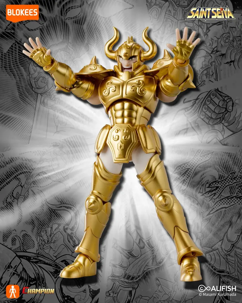ACTION FIGURE BLOKEES SAINT SEIYA CHAMPION CLASS CC 06 TAURUS ALDEBARAN
