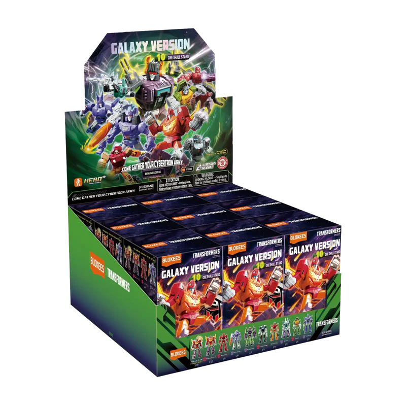 BLINDBOX BLOKEES FIGURES TRANSFORMERS GALAXY VERSION 10 GV-10 ONE SHALL STAND