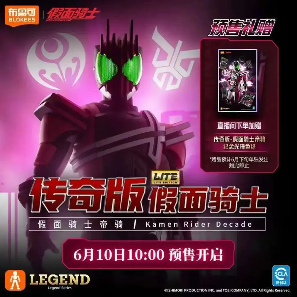 BLOKEES KAMEN RIDER DECADE LEGEND EDITION LITE