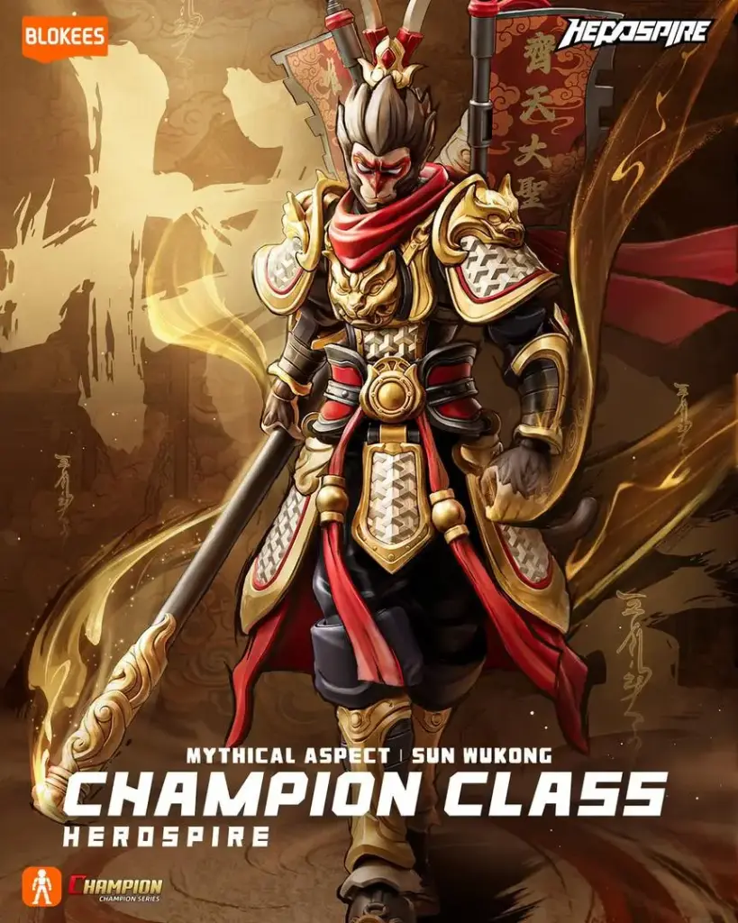 BLOKEES  HEROSPIRE CHAMPION CLASS CC MYTHICAL ASPECT SUN WUKONG