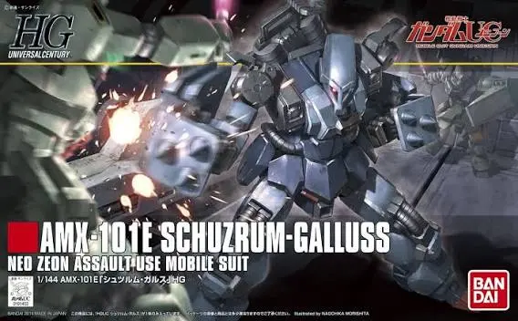 HG BANDAI HGUC AMX-101E SCHUZRUM GALLUS 