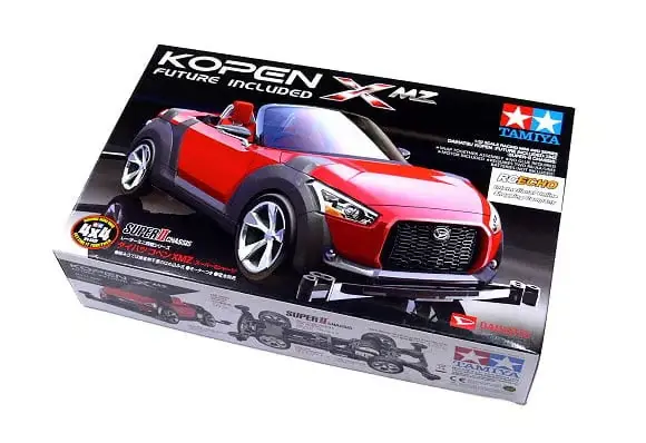 MINI 4WD TAMIYA 18082 DAIHATSU KOPEN F1 XMZ SUPER II CHASSIS