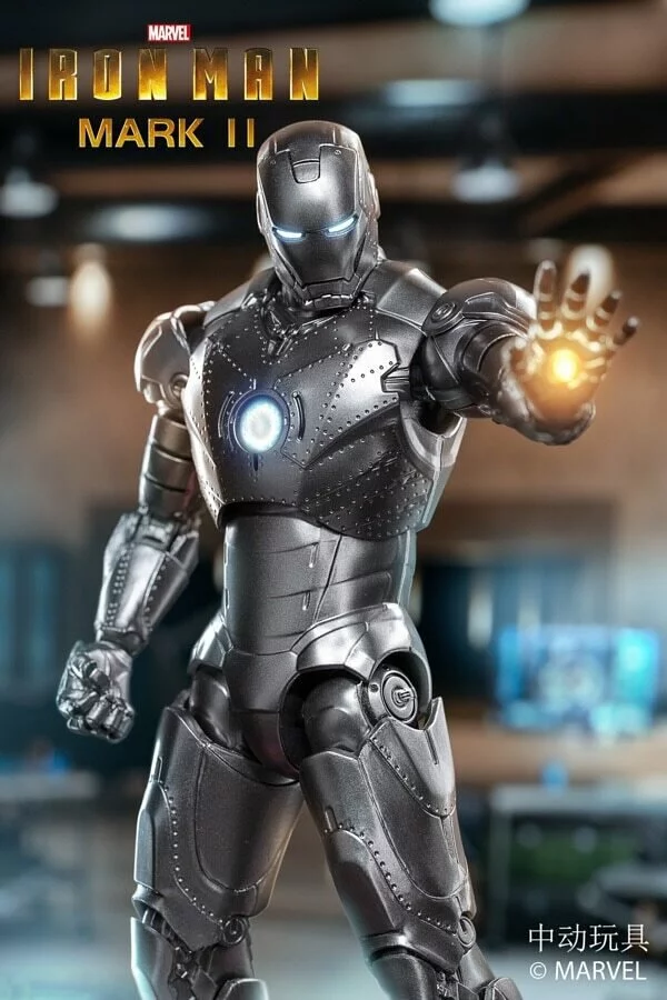 ACTION FIGURE ZD TOYS IRONMAN MARK II WITH LED HALL OF ARMOR