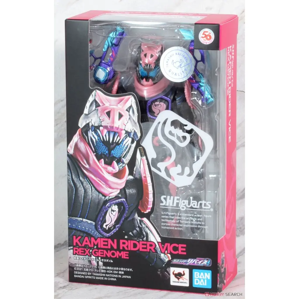 S.H.FIGUARTS ACTION FIGURE BANDAI SHF KAMEN RIDER VICE REX GENOME 