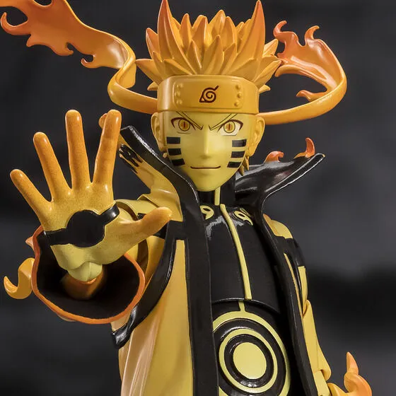 S.H.FIGUARTS ACTION FIGURE BANDAI SHF NARUTO UZUMAKI KURAMA LINK MODE COURAGEOUS STRENGTH