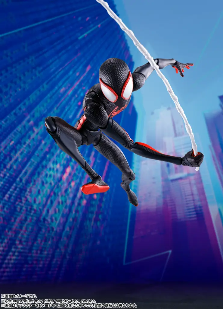 S.H.FIGUARTS ACTION FIGURE BANDAI SHF SPIDERMAN MILES MORALES (SPIDERMAN ACROSS THE SPIDER VERSE)