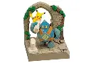BLIND BOX REMENT JAPAN ORI POKEMON DIORAMA COLLECTION OLD CASTLE RUINS - PIKACHU & GOLET