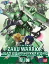 HG 1/100 BANDAI ZAKU WARRIOR + BLAZE & GUNNER WIZARD