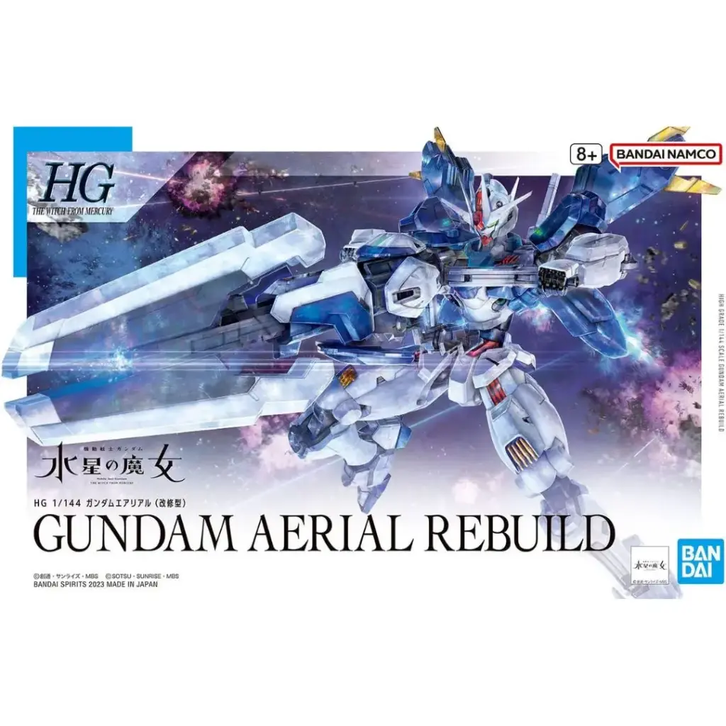 MODEL KIT HG BANDAI HGTWFM GUNDAM AERIAL REBUILD