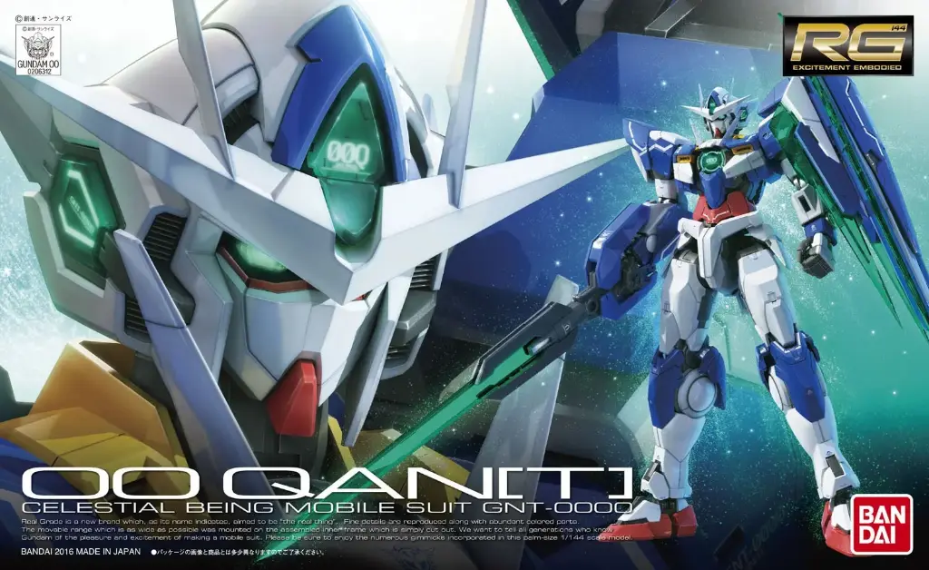 MG BANDAI 00 QANT FULL SABER