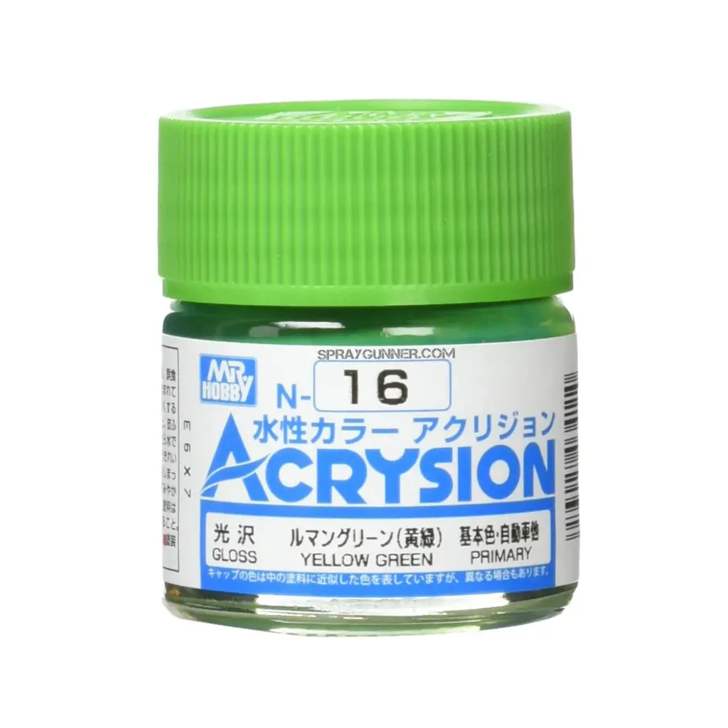 PAINT - ACRYSION N16 YELLOW GREEN