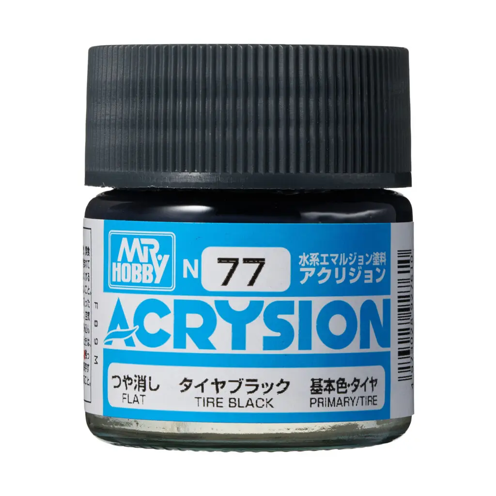 PAINT - ACRYSION N77 TIRE BLACK