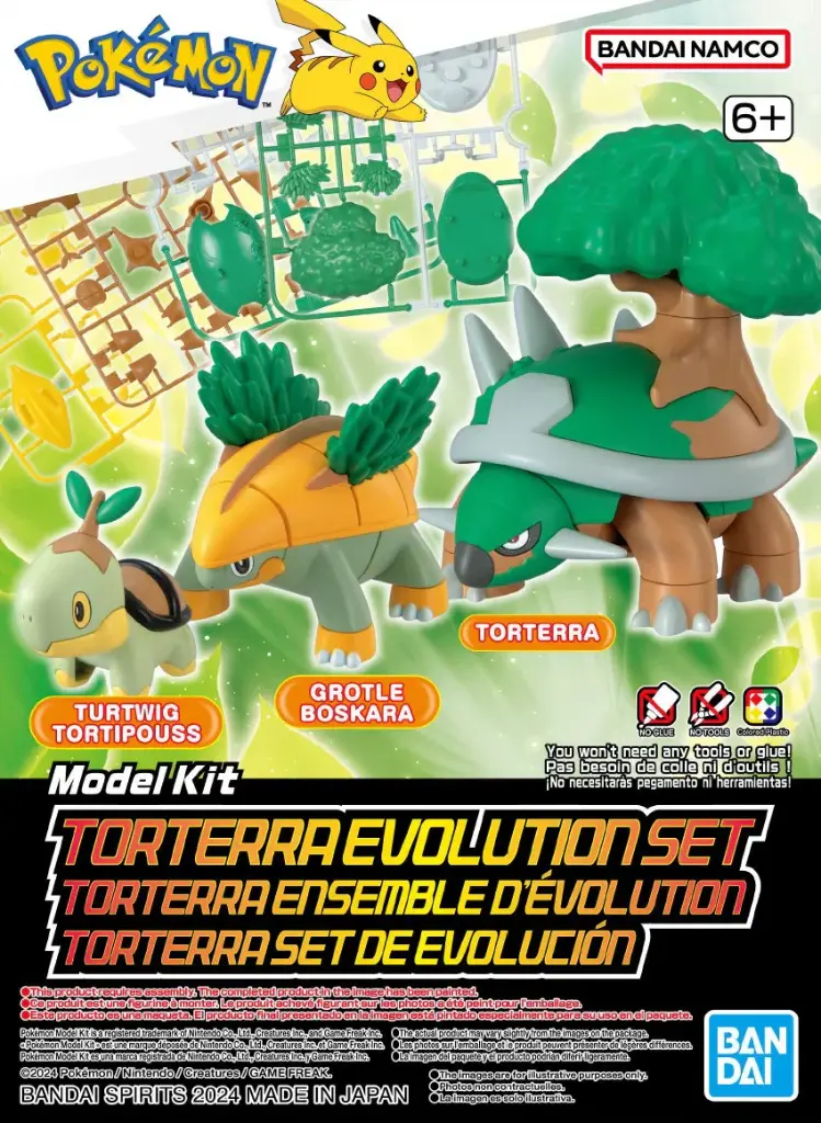 MODEL KIT POKEMON BANDAI PLAMO COLLECTION 08 TORTERRA