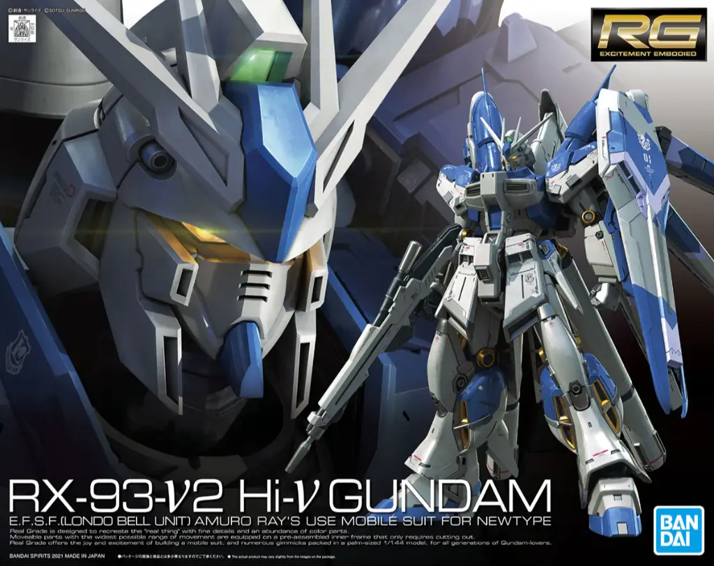RG 1/144 BANDAI HI-V HI NU GUNDAM