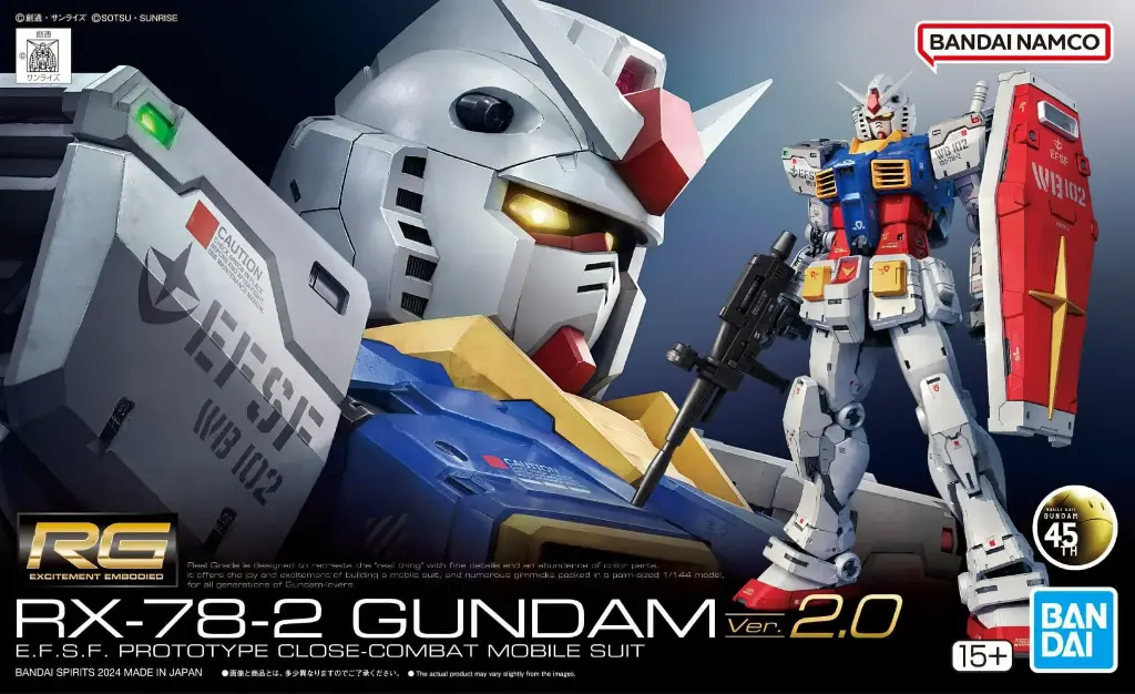 RG BANDAI RX-78-2 Ver 2.0
