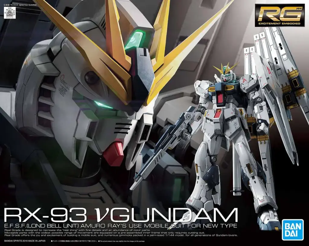 RG BANDAI RX-93 NU GUNDAM