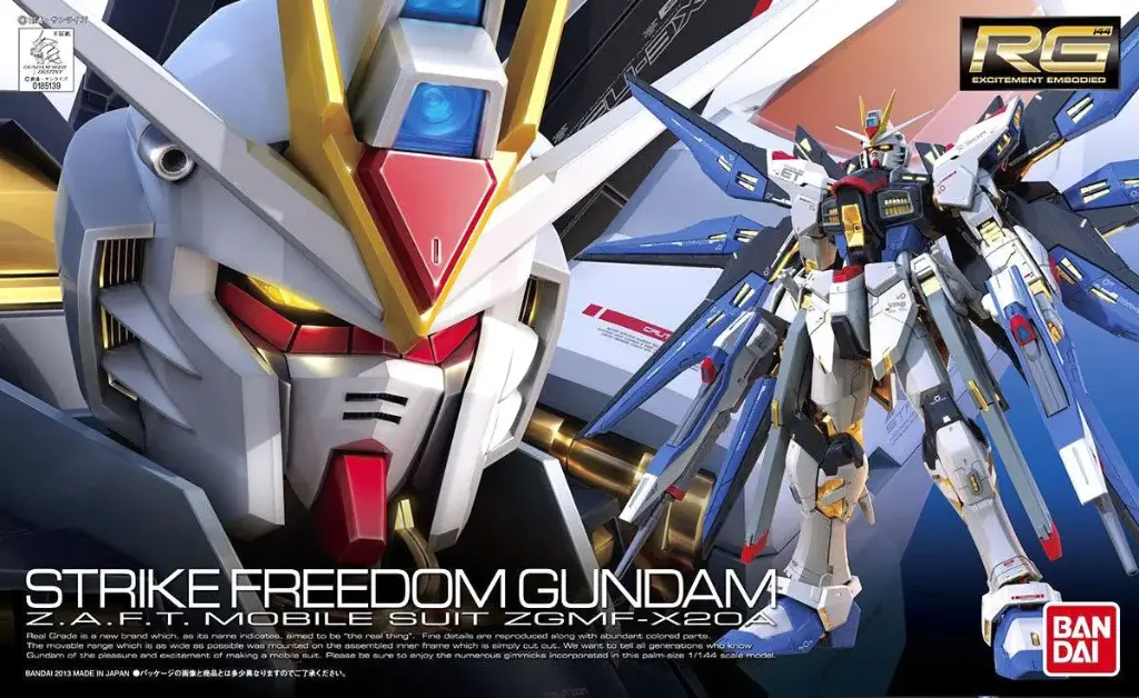 RG BANDAI STRIKE FREEDOM GUNDAM