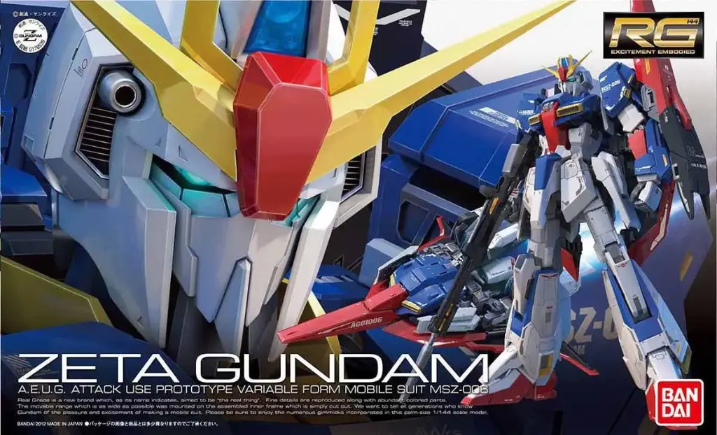RG BANDAI GUNDAM ZETA