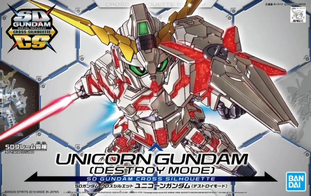 SD SDCS BANDAI UNICORN GUNDAM DESTROY MODE