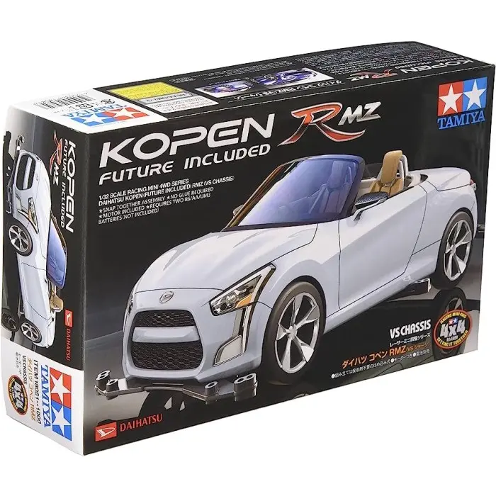 MINI 4 WD TAMIYA 18081 DAIHATSU KOPEN F1 RMZ VS CHASSIS
