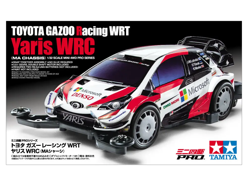 MINI 4 WD TAMIYA 18654 TOYOTA GAZOO YARIS WRC (MA CHASSIS)