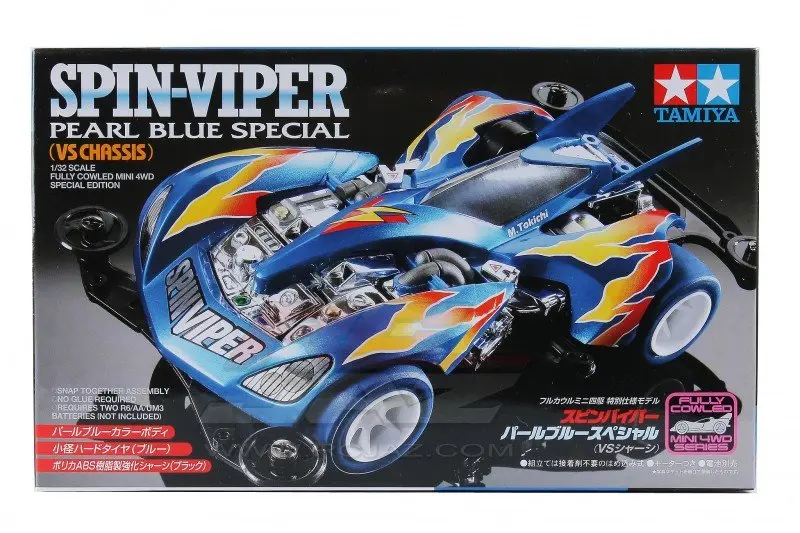 MINI 4WD TAMIYA SPIN VIPER PEARL BLUE SP (VS CHASSIS)