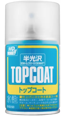MR HOBBY B-502 MR TOP COAT SEMI GLOSS