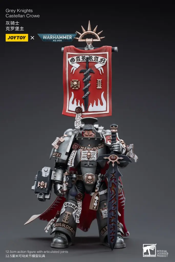 JOYTOY ACTION FIGURE JT3518 WARHAMMER 40K GREY KNIGHTS CASTELLAN CROWE
