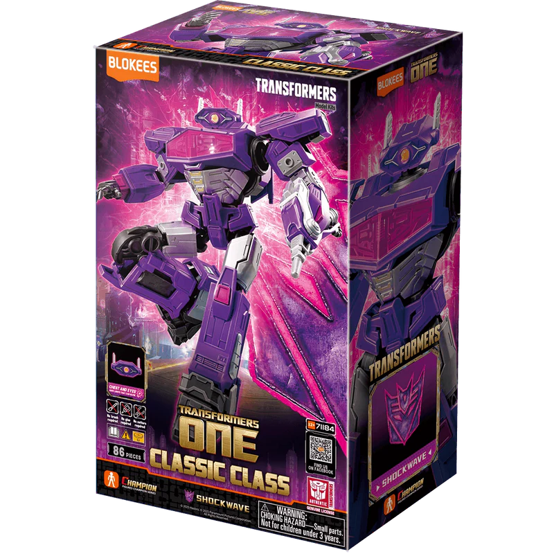 ACTION FIGURE BLOKEES TRANSFORMERS CC 18 MOVIE SHOCKWAVE