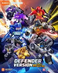 ACTION FIGURE BLOKEES TRANSFORMERS DEFENDER VERSION 03