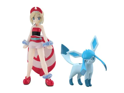 [92481-1Y] [PREORDER] POKEMON SCALE WORLD HISUI REGION IRIDA & GLACEON W/O GUM