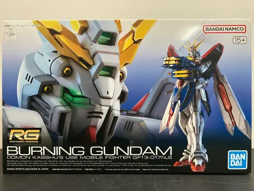 [4573102633583] MODEL KIT RG BANDAI BURNING GUNDAM / GOD GUNDAM