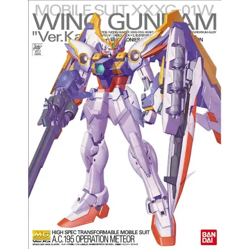 MG BANDAI XXXG-01W GUNDAM WING VER KA