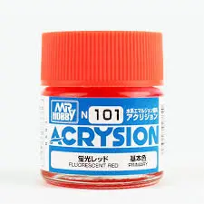 PAINT - ACRYSION N101 FLUORESCENT RED
