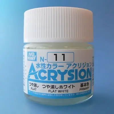 PAINT - ACRYSION N11 FLAT WHITE