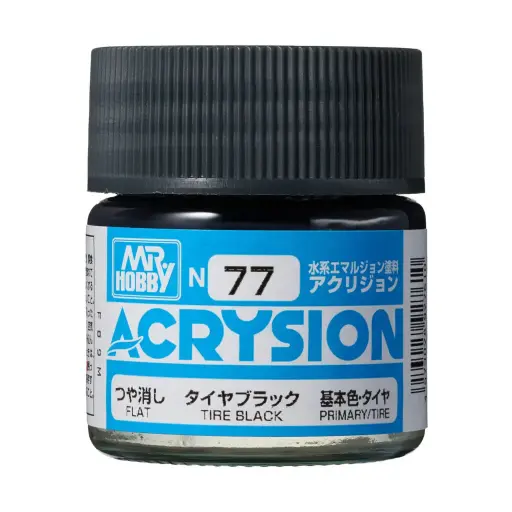 PAINT - ACRYSION N77 TIRE BLACK