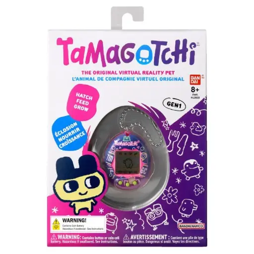BANDAI TAMAGOTCHI NEON LIGHTS GEN 1 ORIGINAL