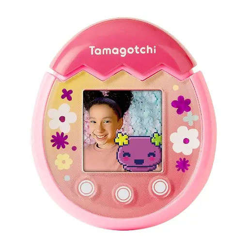 BANDAI TAMAGOTCHI TAMAGOCHI PIX PINK FLORAL