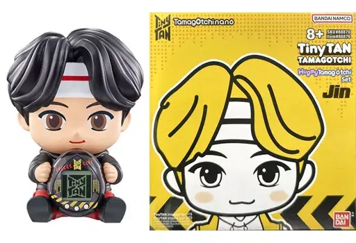 BANDAI TINYTAN TAMAGOTCHI HUGMY TAMAGOTCHI SET JIN VER