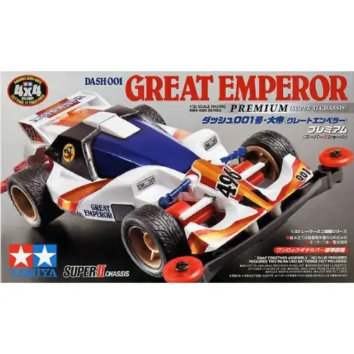 MINI 4 WD TAMIYA DASH 001 GREAT EMPEROR PREMIUM (SUPER-II CHASSIS)