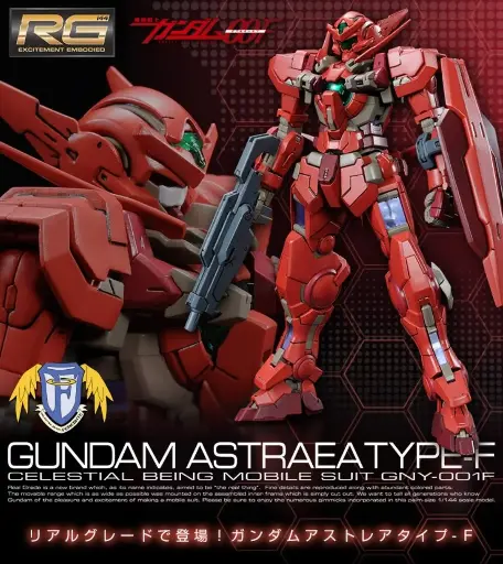 [PREORDER] RG BANDAI GUNDAM ASTRAEA TYPE-F PBANDAI