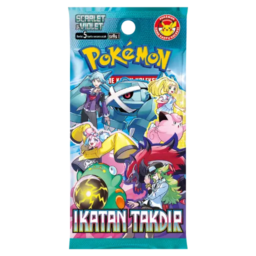 POKEMON TCG INDONESIA SCARLET AND VIOLET IKATAN TAKDIR BOOSTER PACK 