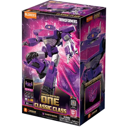 [71184] ACTION FIGURE BLOKEES TRANSFORMERS CC 18 MOVIE SHOCKWAVE