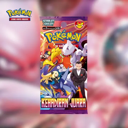 POKEMON TCG INDONESIA SCARLET AND VIOLET KEHADIRAN JUARA BOOSTER PACK